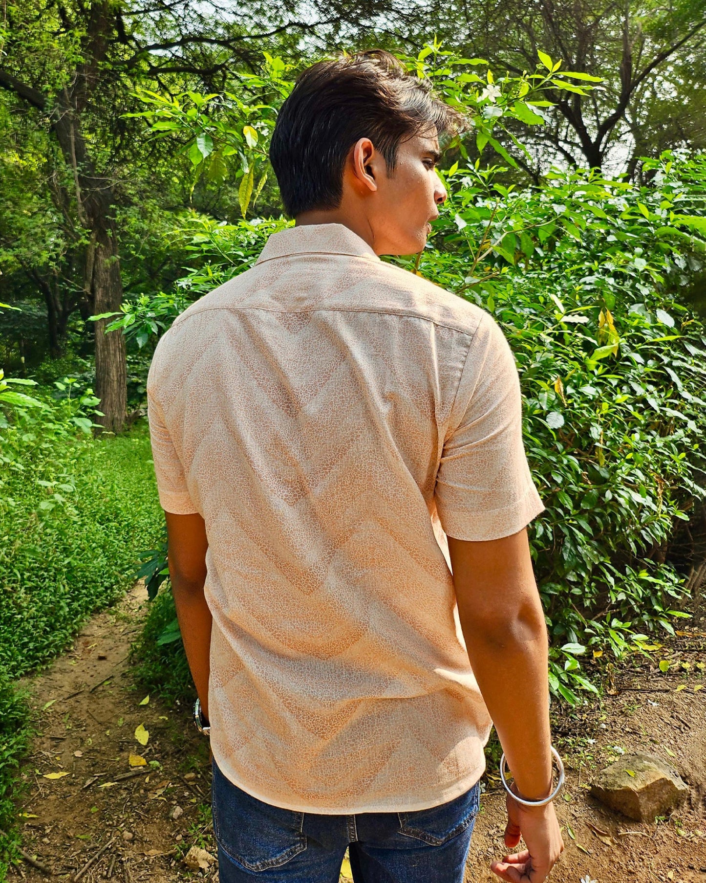 Borderline Pink Cuban Shirt