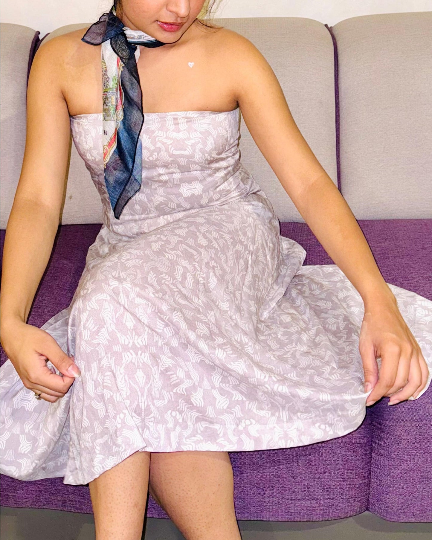 Rain Hues Bando Dress
