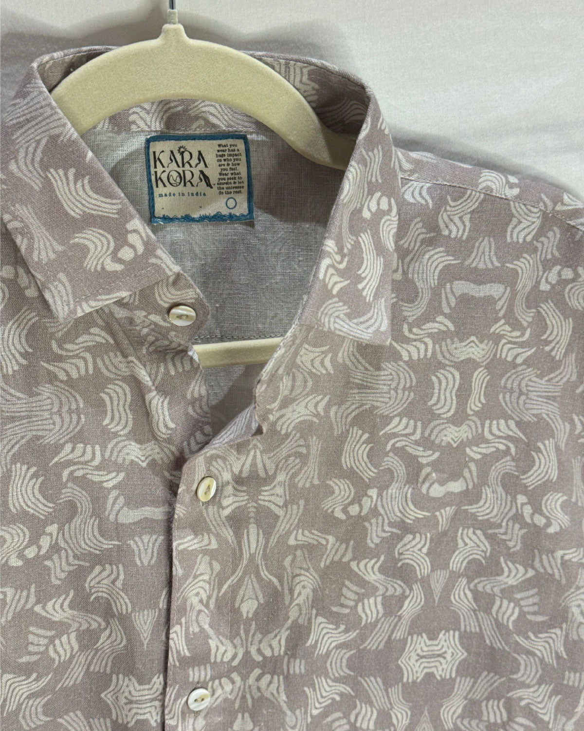 Rain Hues Linen Shirt