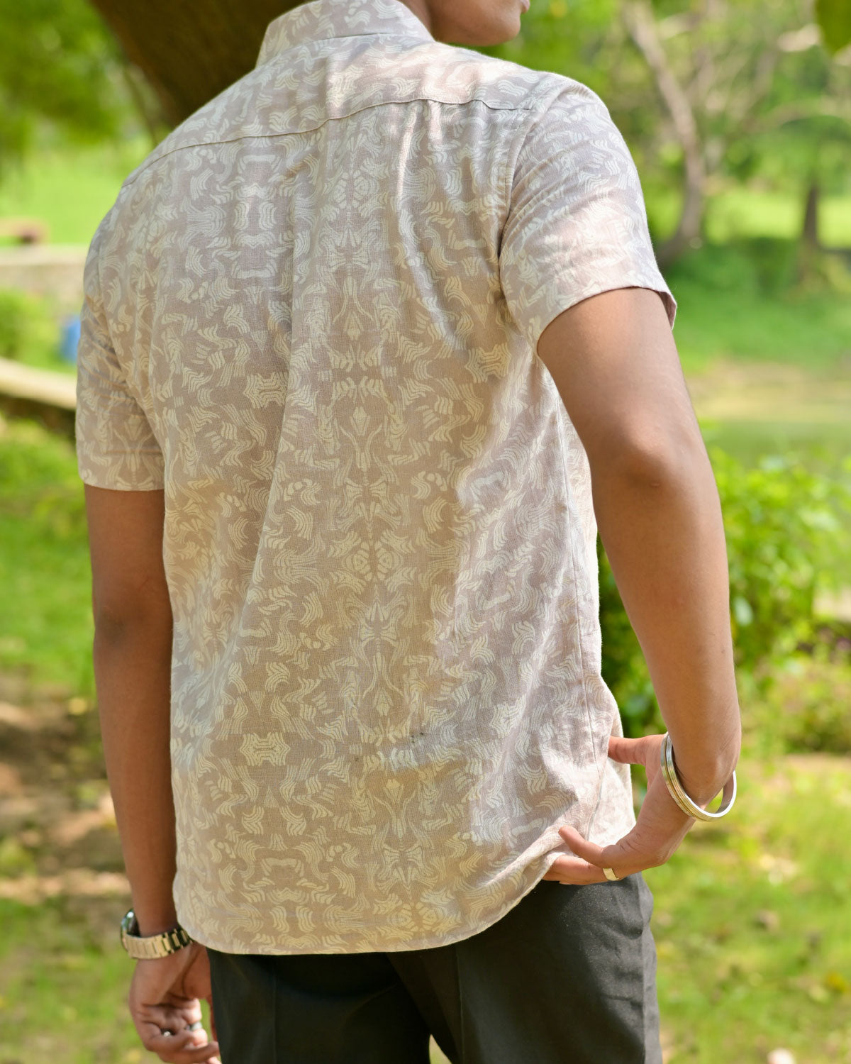 Rain Hues Linen Shirt