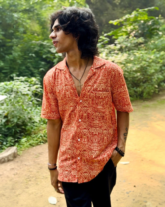 Pacing Around Cuban Shirt