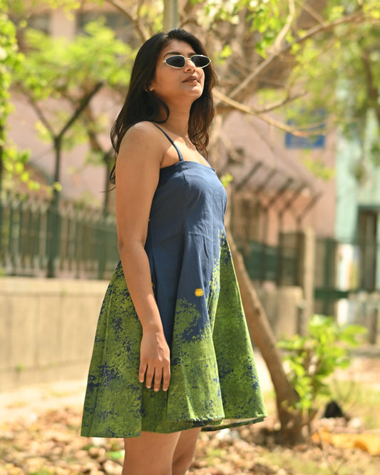 The Blue Lights Box Dress