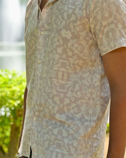 Rain Hues Linen Shirt